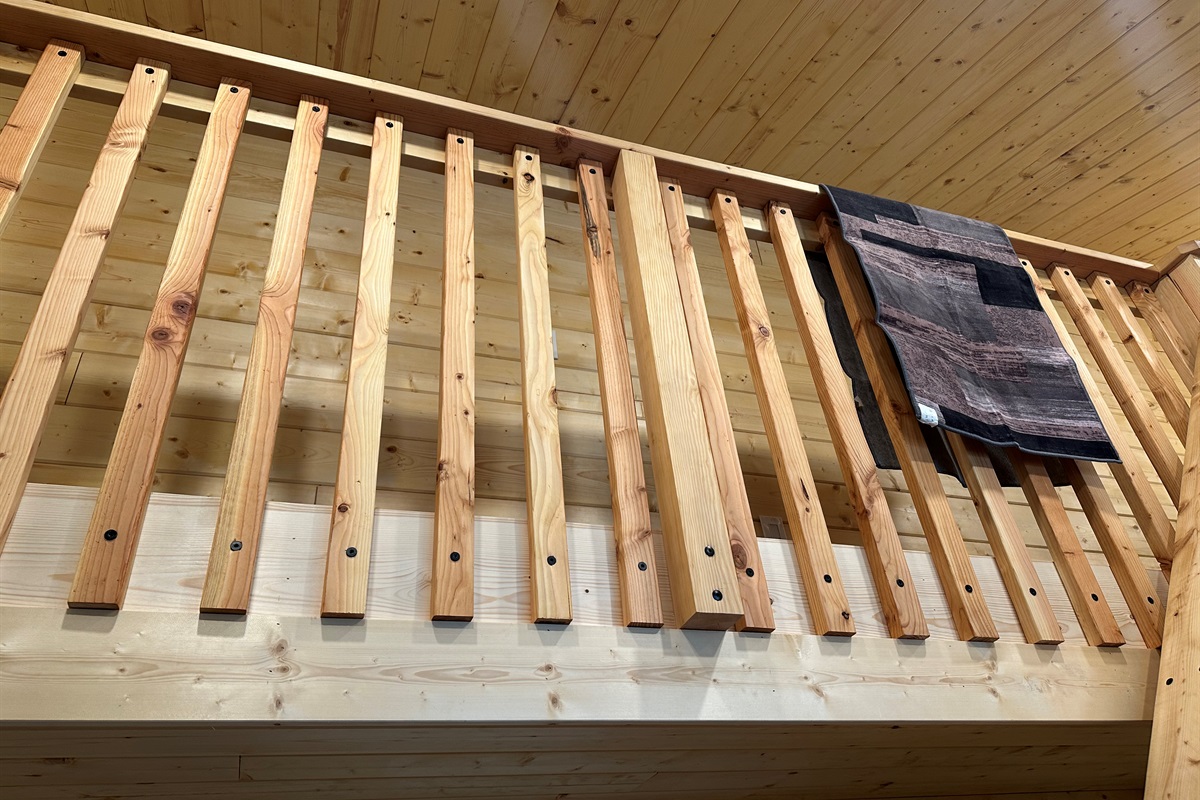 Walkway between loft areas