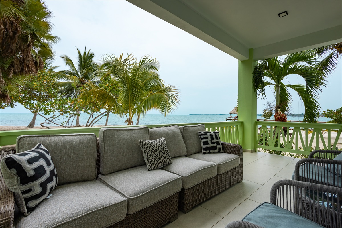 Patio and Beach View