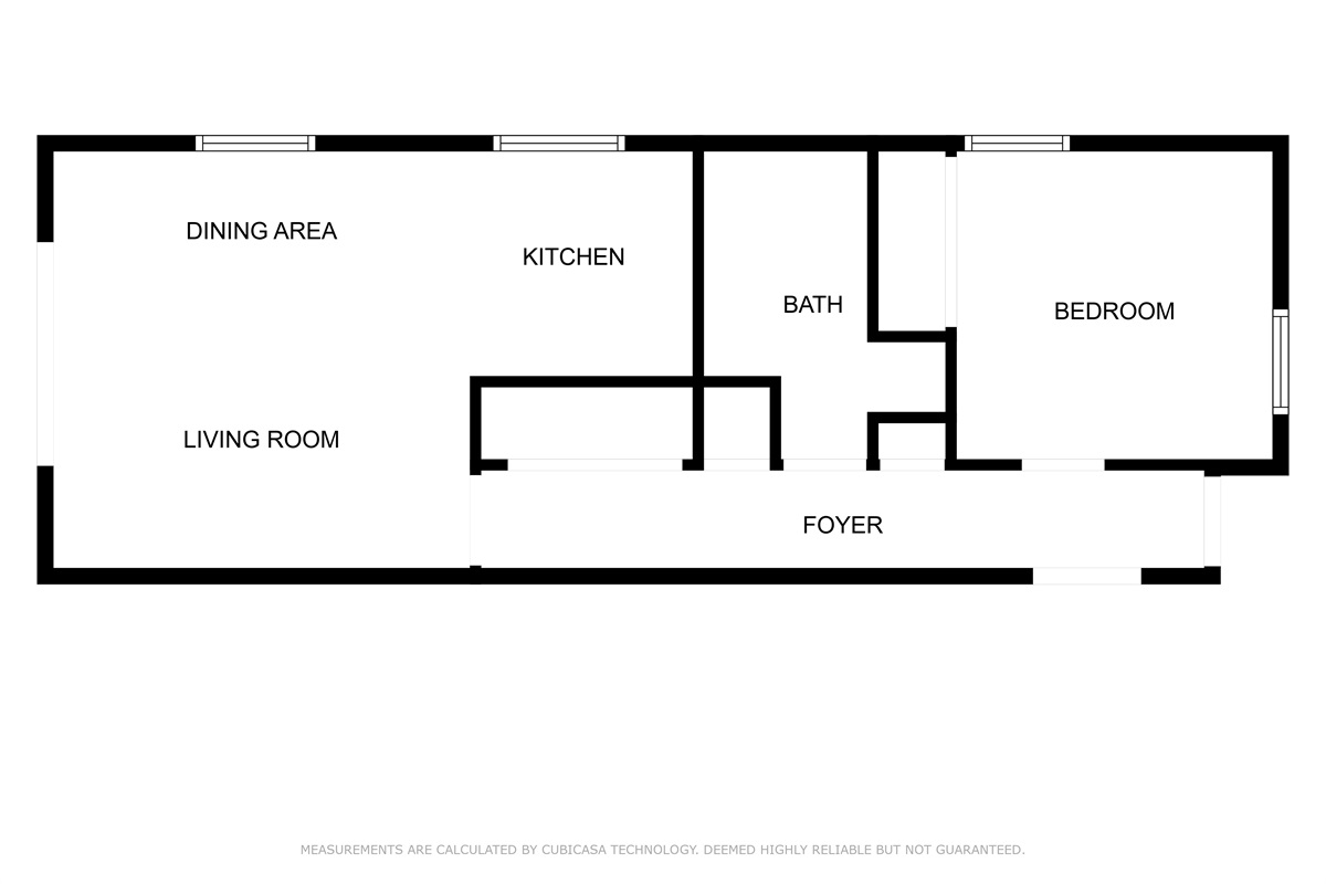 Floor Plan of Unit 102