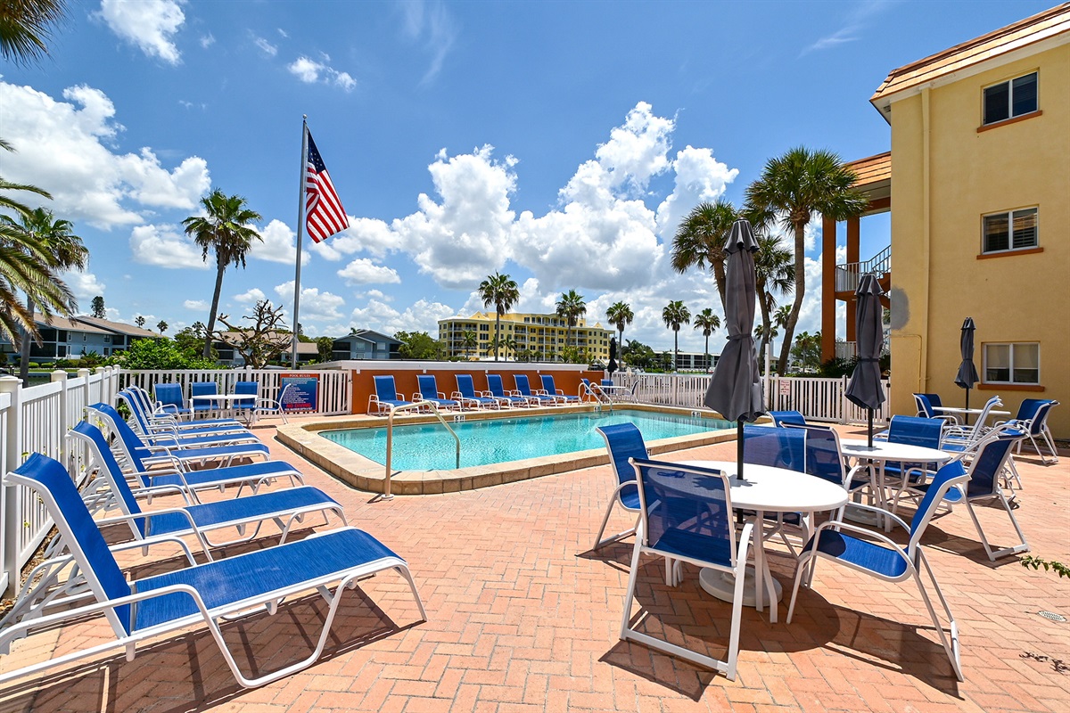 Community heated pool