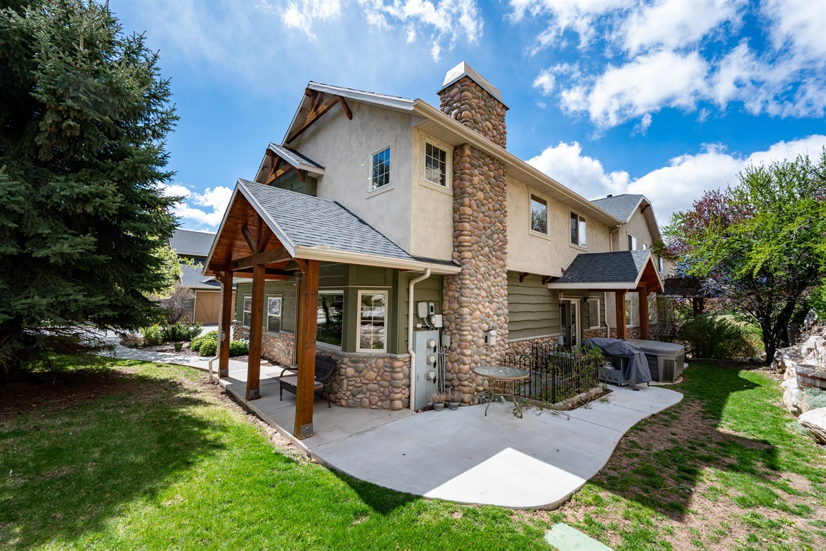 Private outdoor space perfect for fresh air and quiet moments.