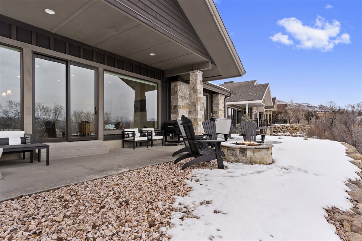 A spacious outdoor seating area designed for relaxing, entertaining, and enjoying the fresh air.