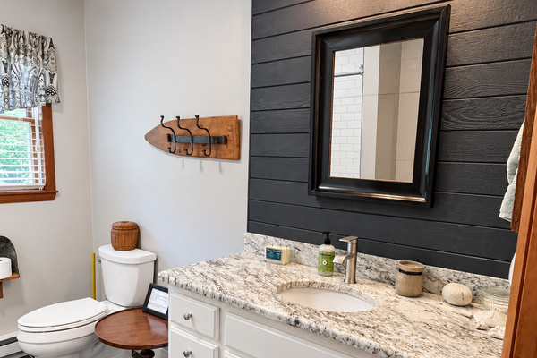 Bathroom vanity.