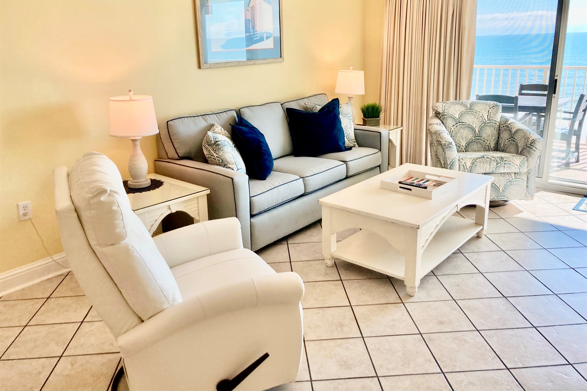 Brand new queen sofa sleeper, recliner and swivel chair!