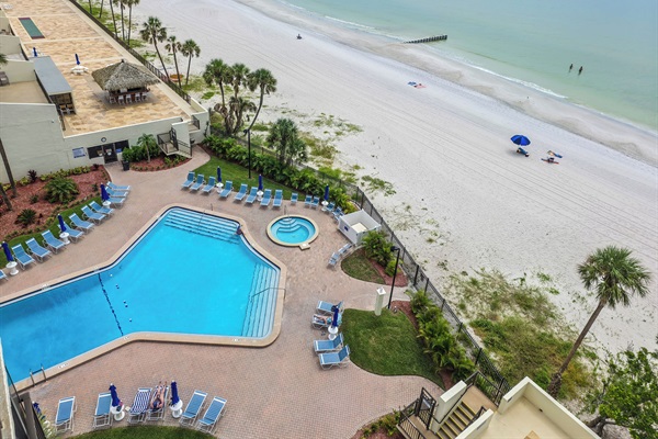 You'll have two choices: the beach or the pool. The struggle is real.