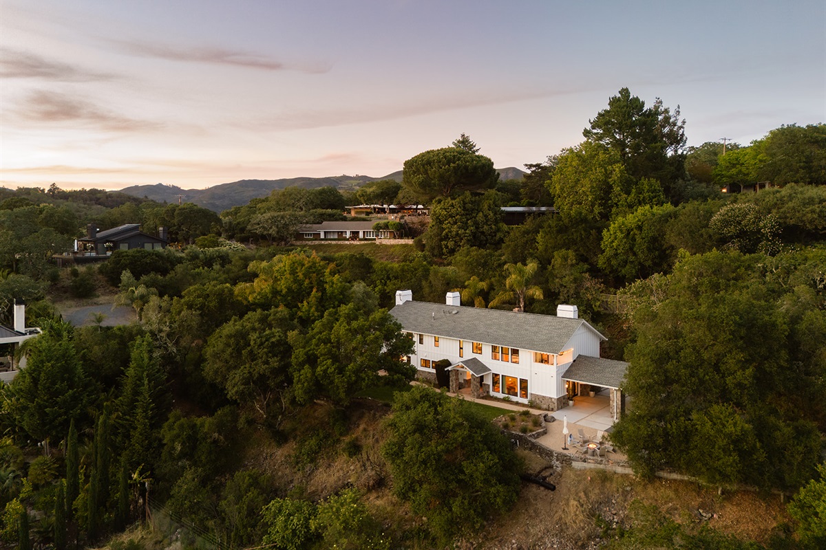 Aerial View of the Home