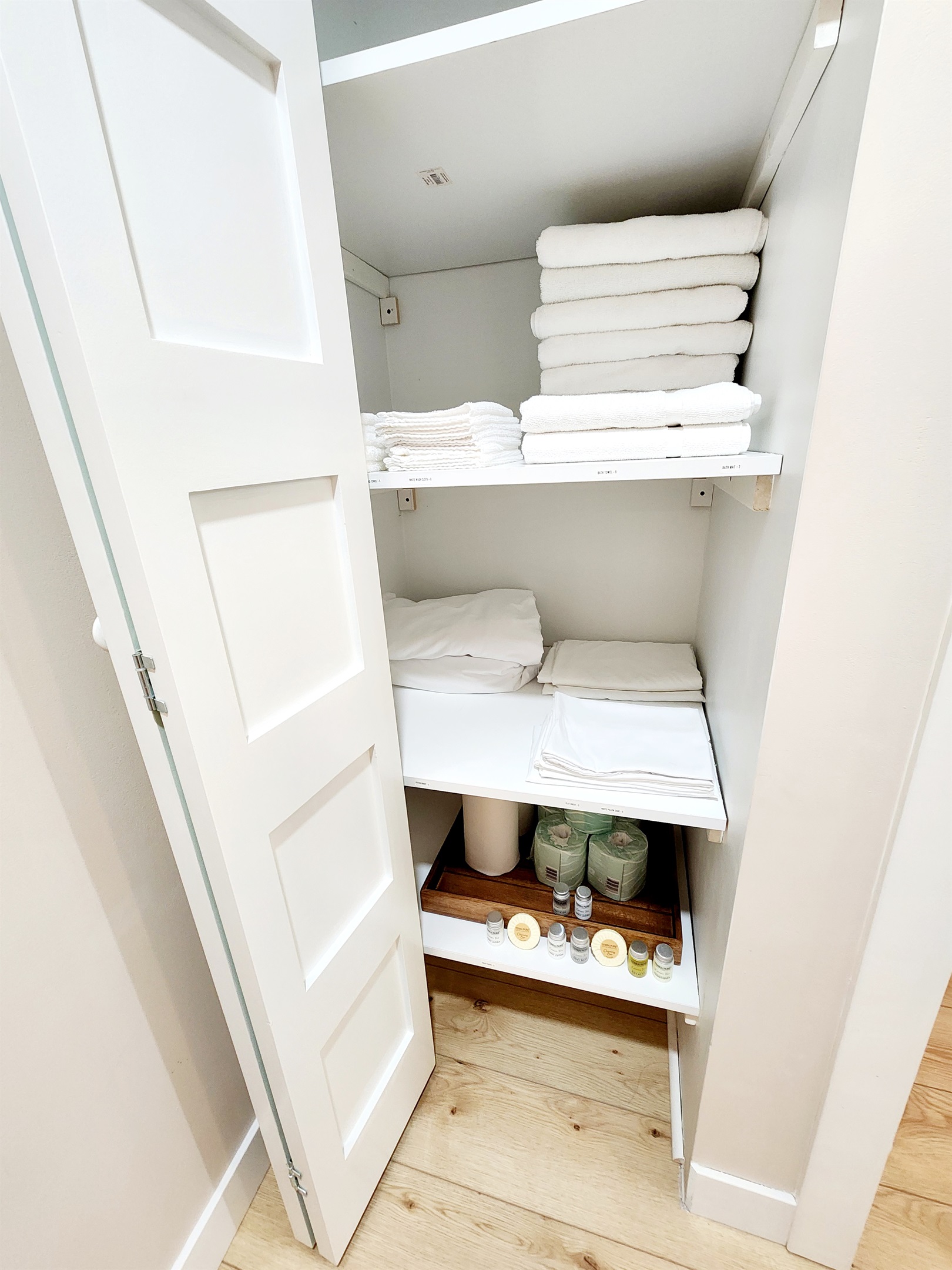 Extra linens included