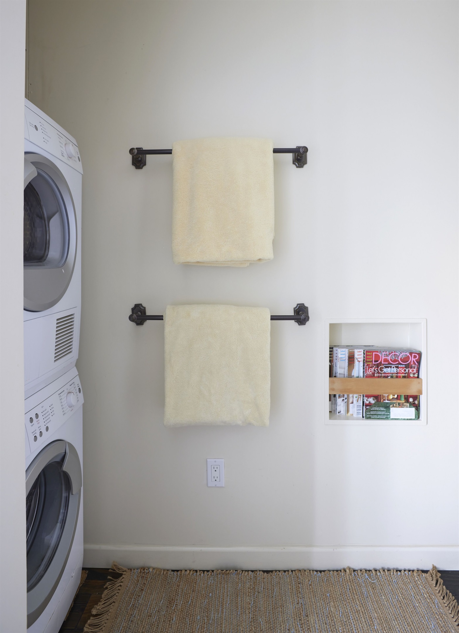 Dedicated washer & dryer in unit.