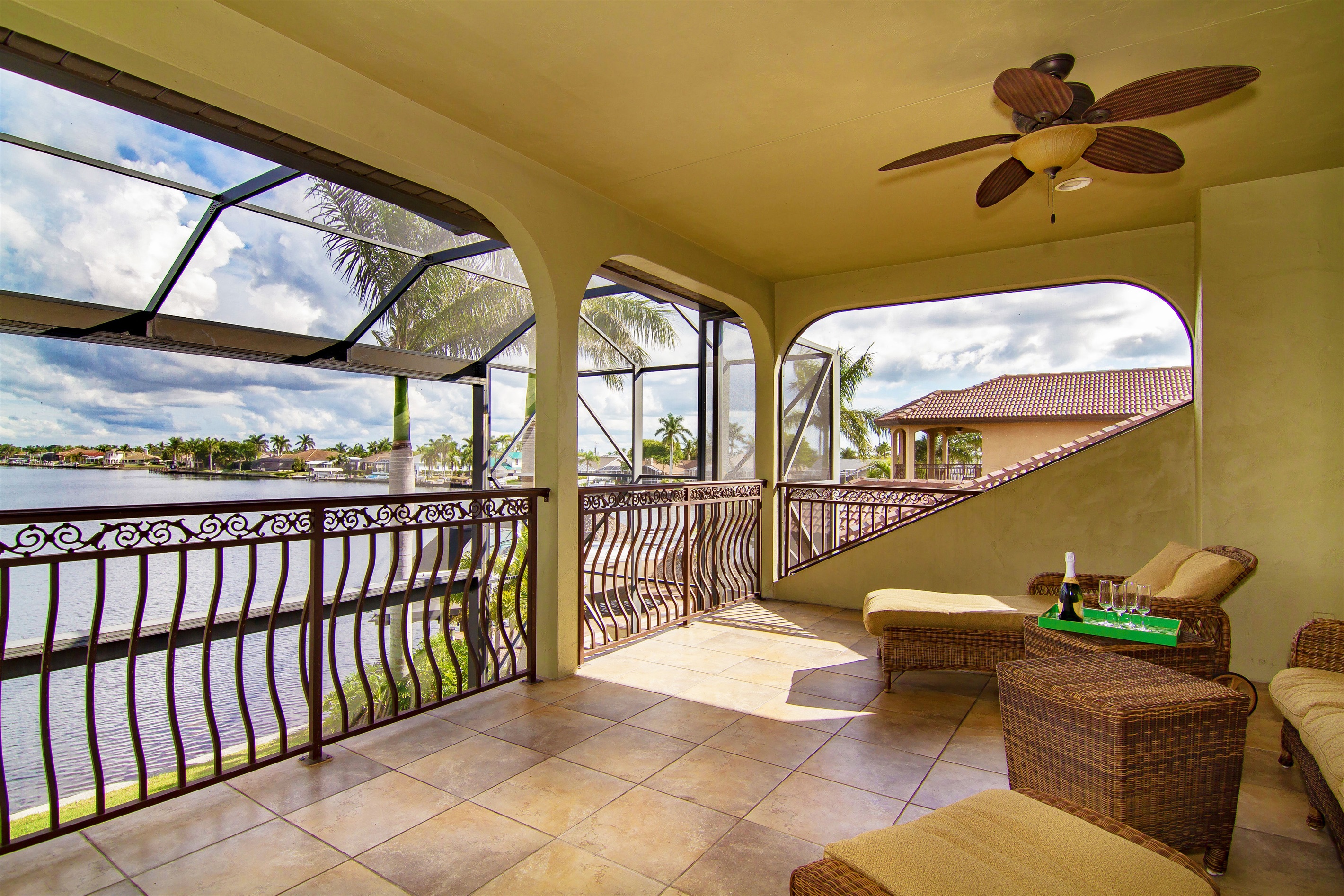 Terrace/balcony upstairs