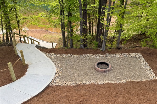 Fire pit area