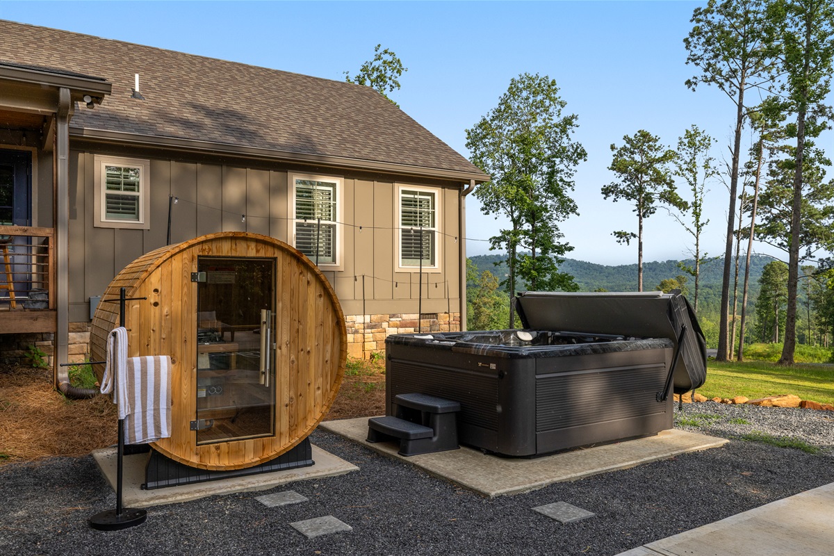 Sauna, soak, repeat, the rhythm of your perfect wellness retreat.
