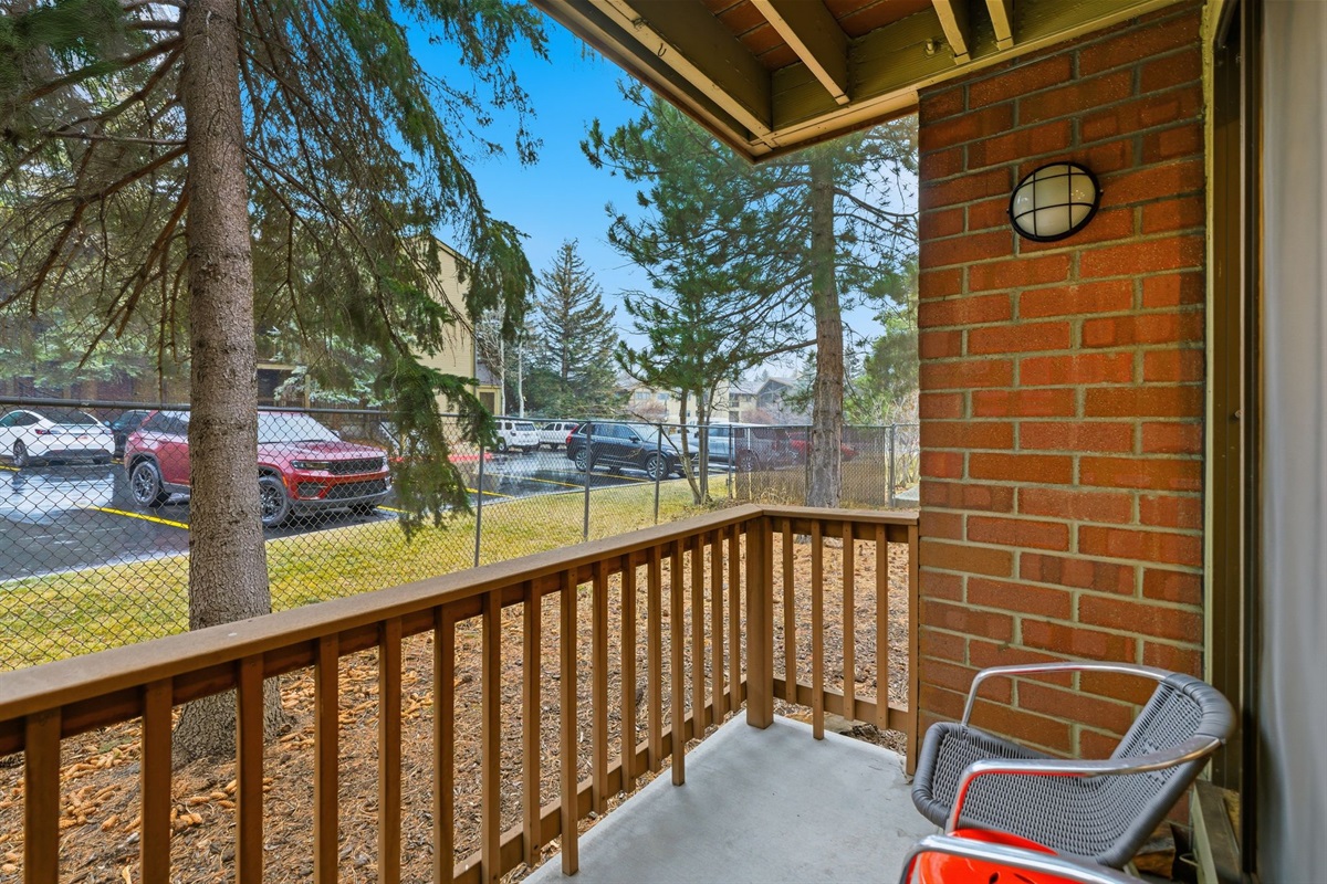 Your own private balcony to get some fresh morning air.