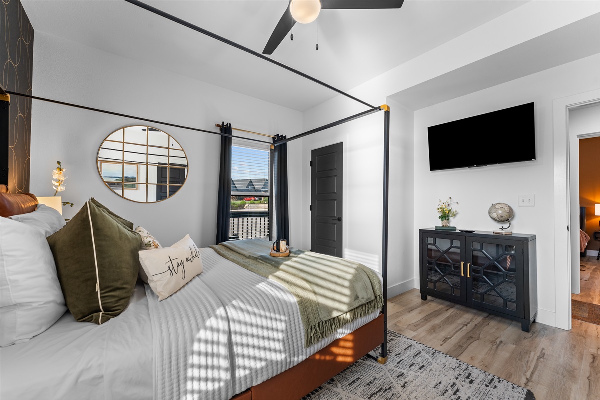 Each bedroom has its own attached ensuite bathroom