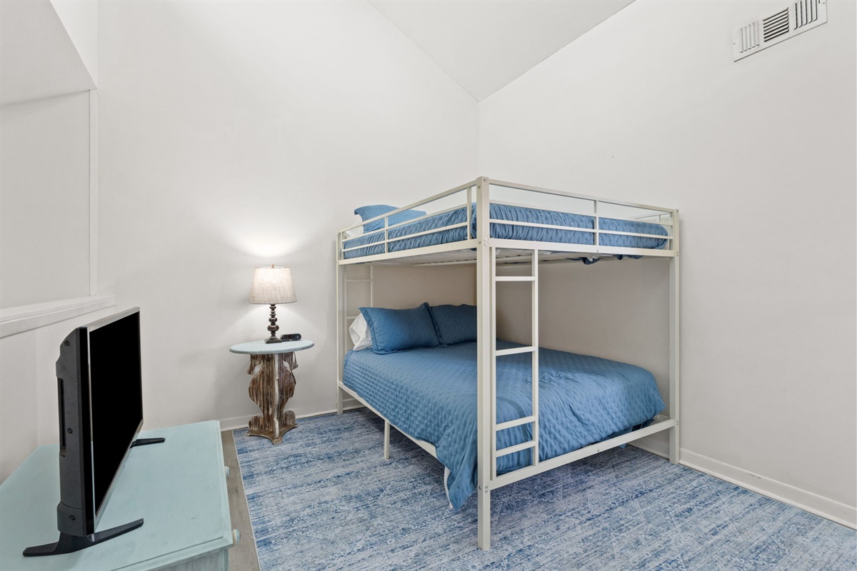 Bedroom 2 with Queen Bunk Beds