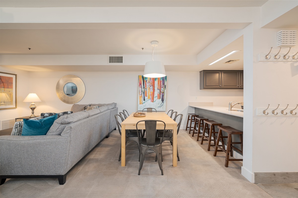 Dining / Kitchen / Living area