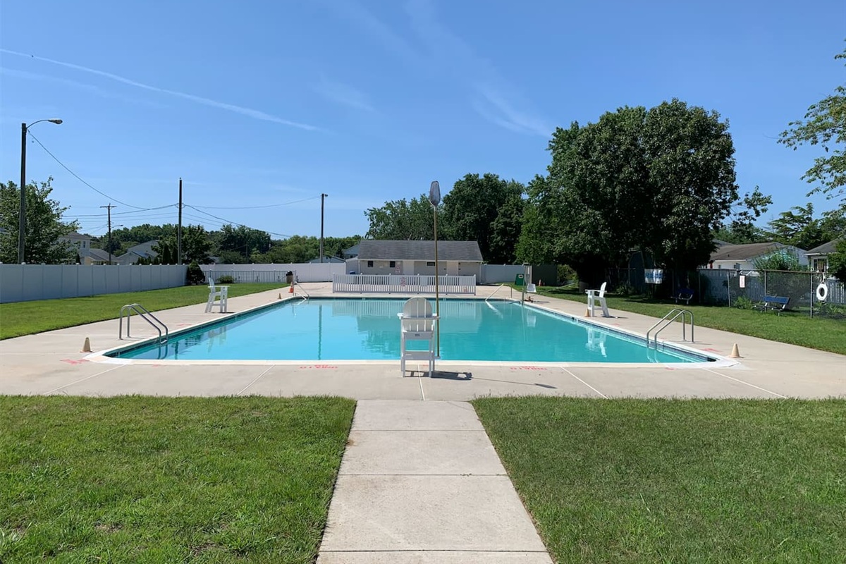 Cool off at the nearby public pool! Open late June–Sept (dates vary). Hours: 11am–5pm ($5 adults/$3 kids). Senior hour: 10am–11am. Note: This is a city-run amenity; schedule and fees are subject to change.