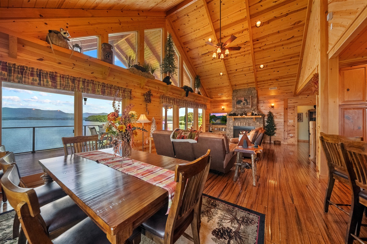 Dinning Room View of Lake