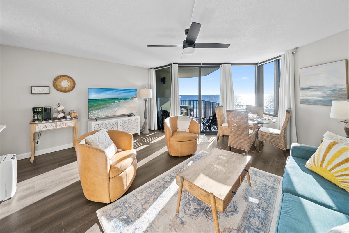 Cozy Soft Leather Swivel Barrel Chairs for Additional Lounging