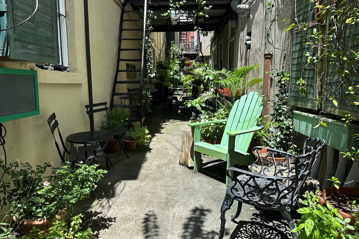 Relax in the shade after a day of exploring the city.