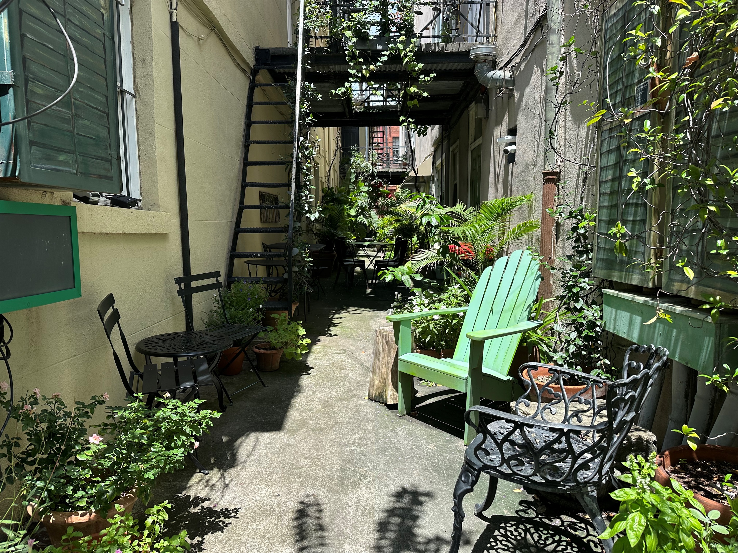 Relax in the shade after a day of exploring the city.