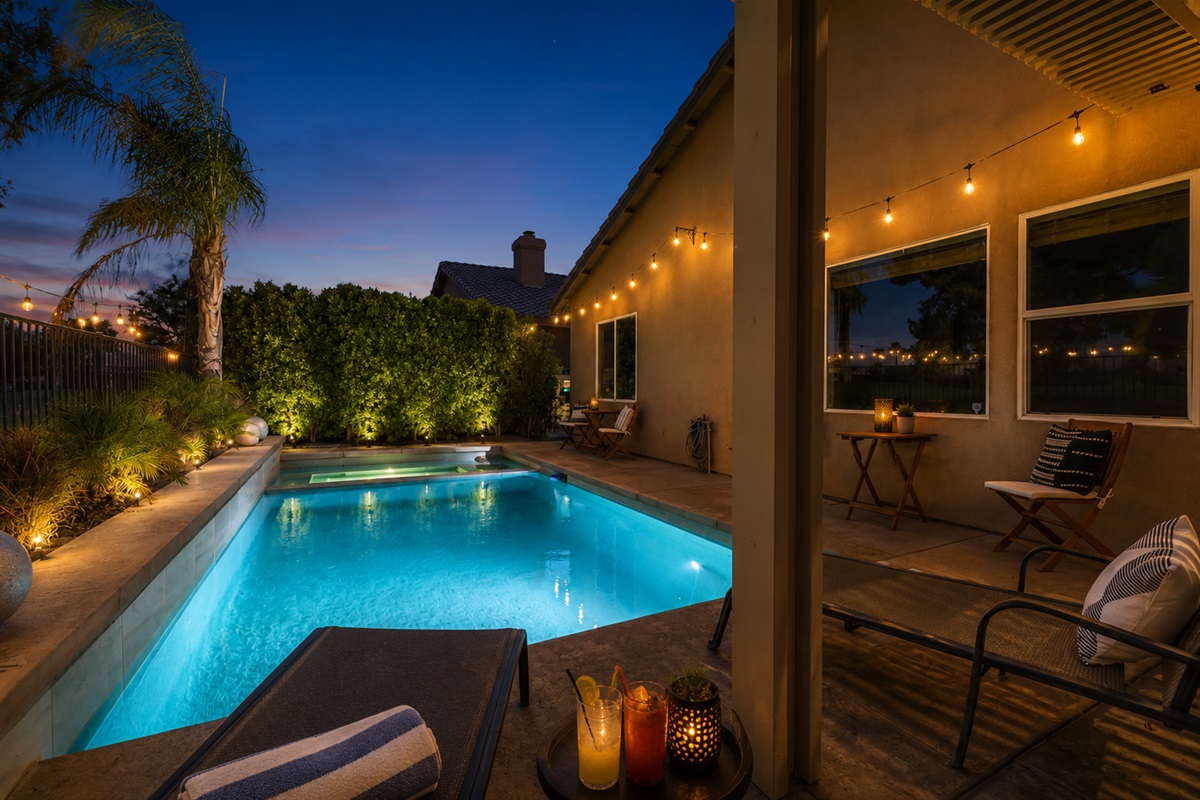Enjoy an evening under the stars. 