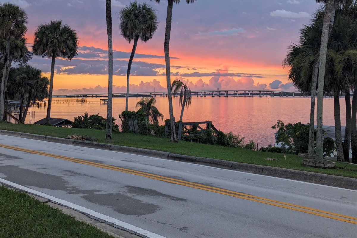 View along Indian River
