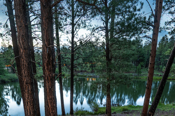 Magical private mountain spring fed lake. 