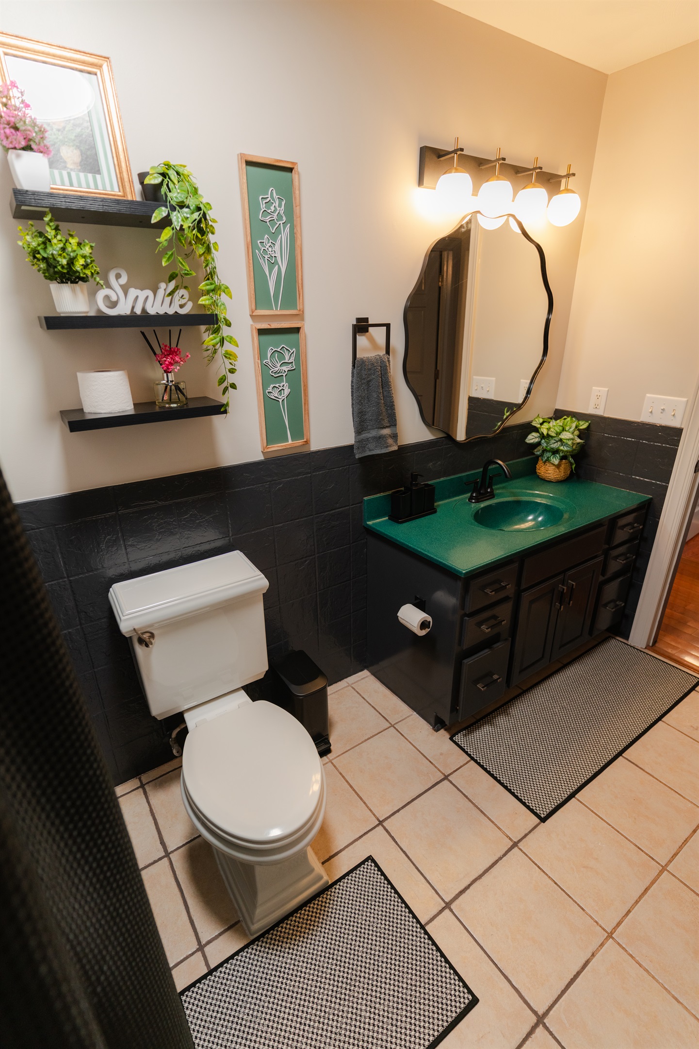 A well-equipped bathroom with the essentials guests need.