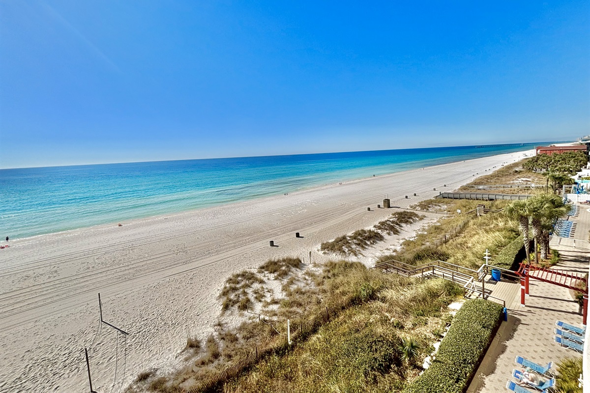 Beautiful views of the Gulf from the unit