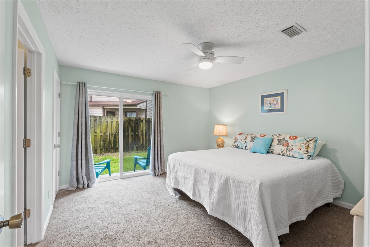 Master Bedroom with King Sized Bed