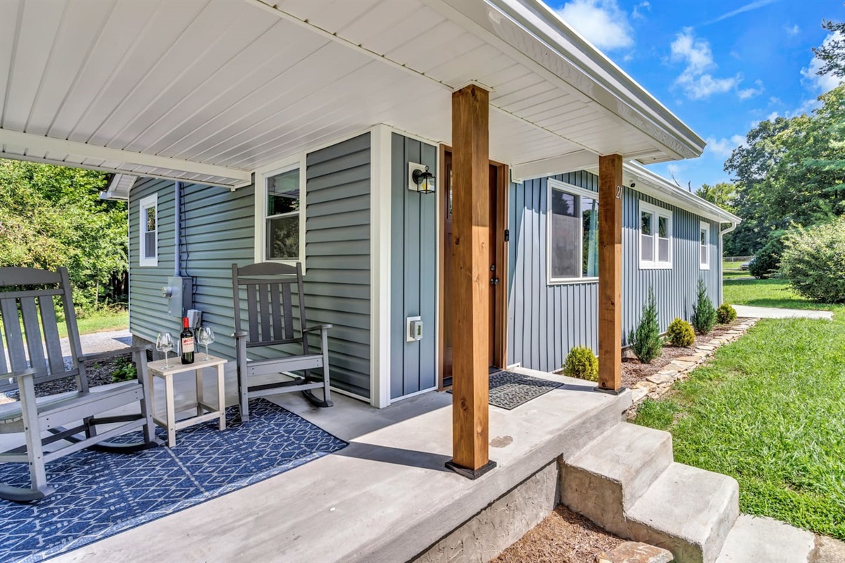 Seating on Front Porch