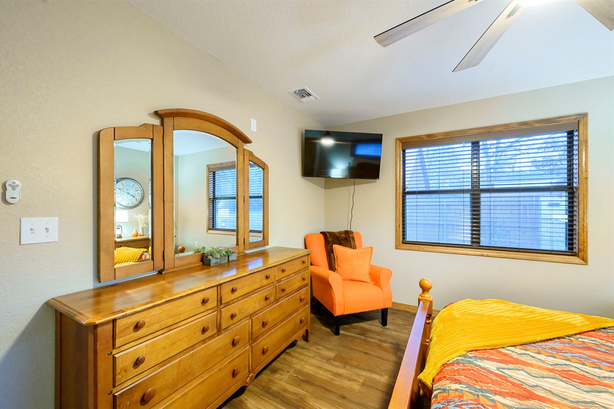 Plenty of room in the dresser to unpack.