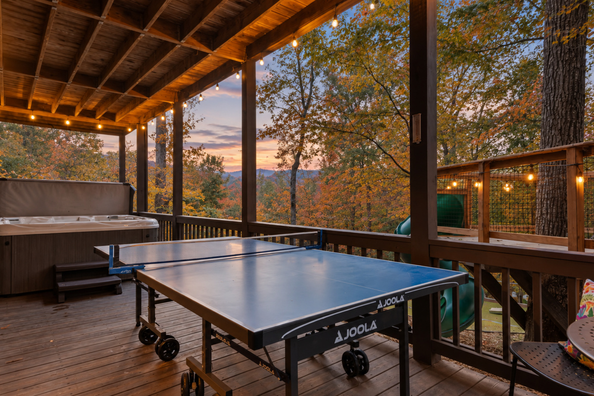Ping pong keeps the fun flowing, whether morning or midnight.
