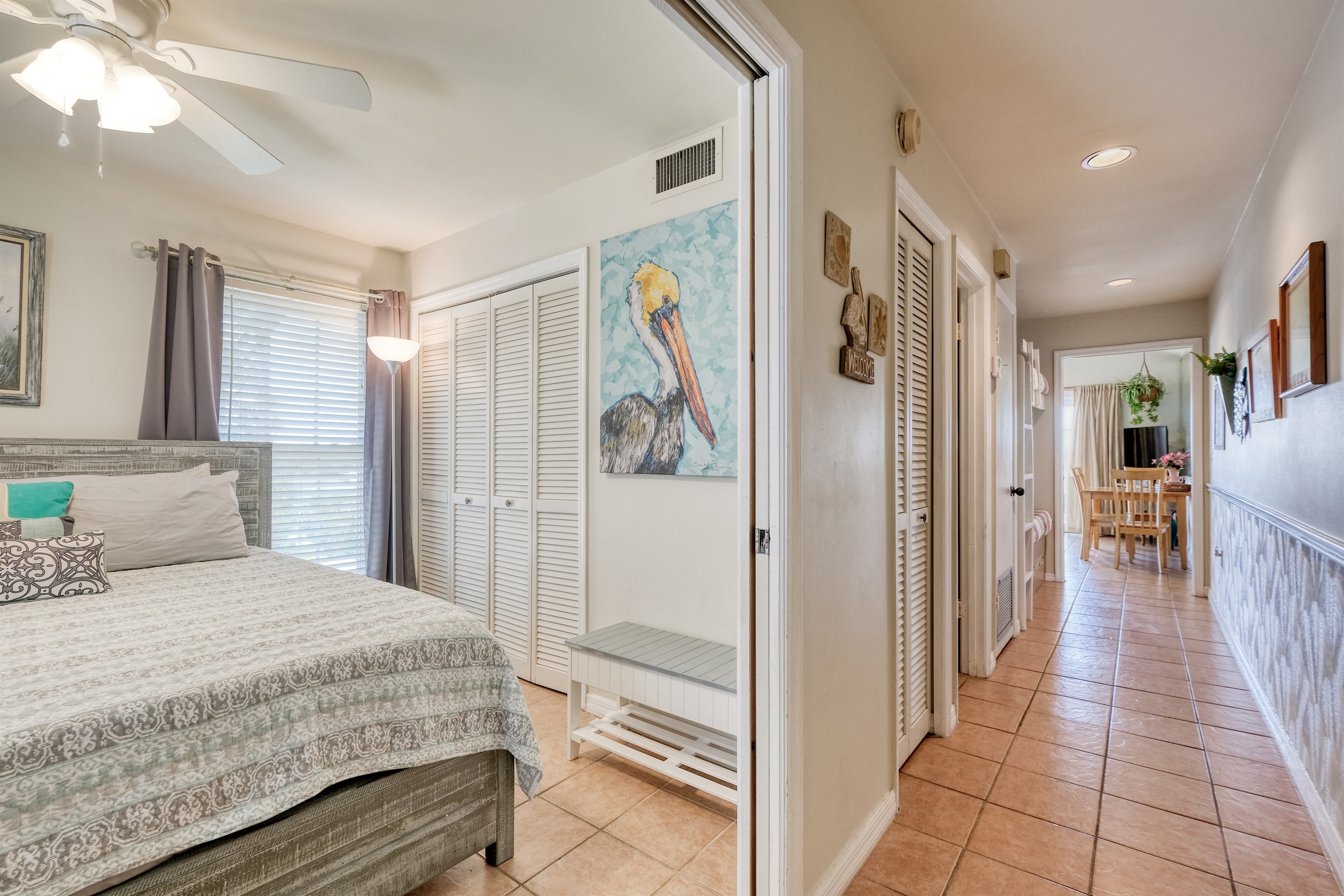 View of master bedroom