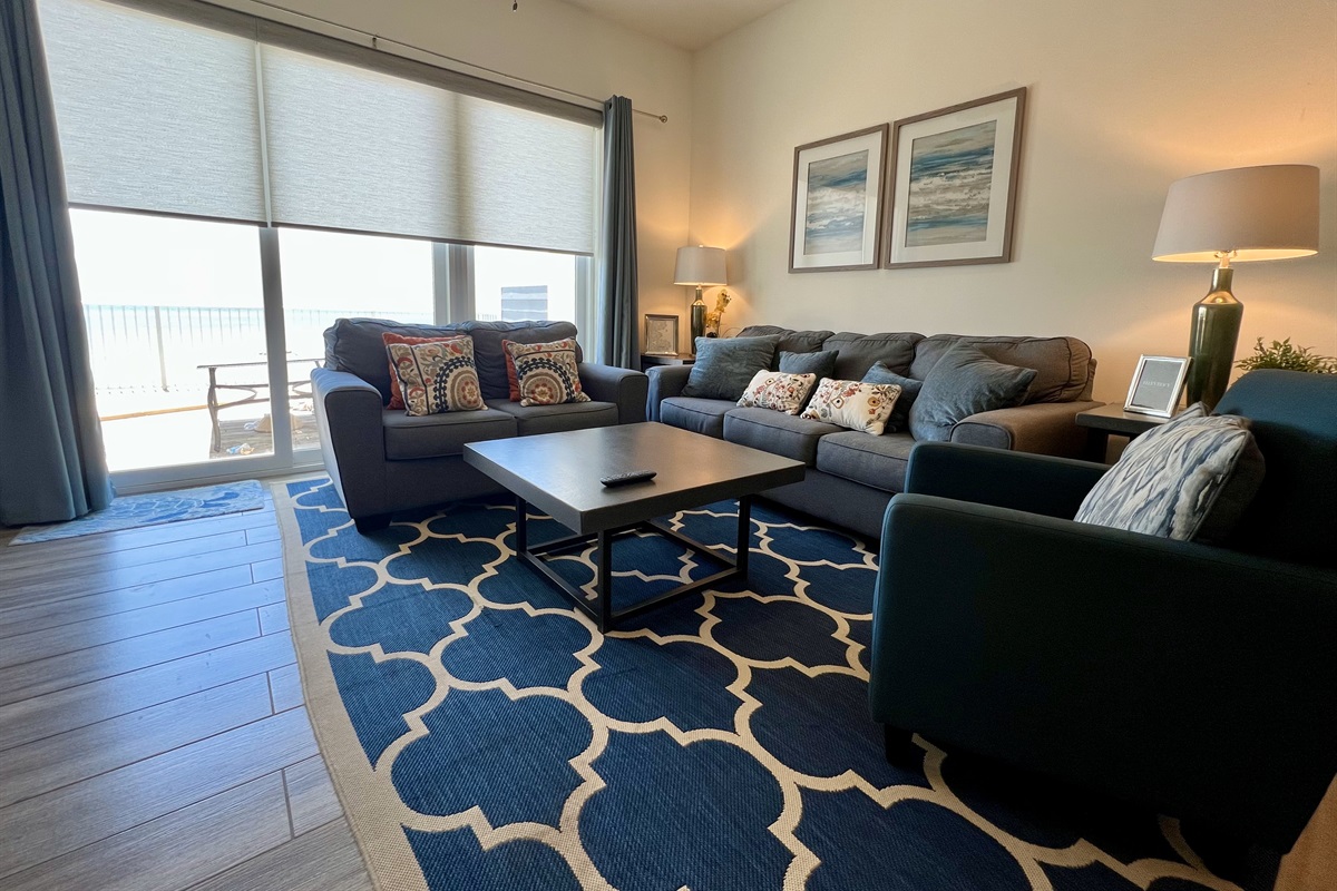 Living Room with Cable TV