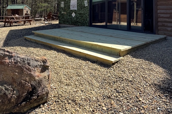 Casita deck area will be fully operational by APRIL 15 - th when we reopen