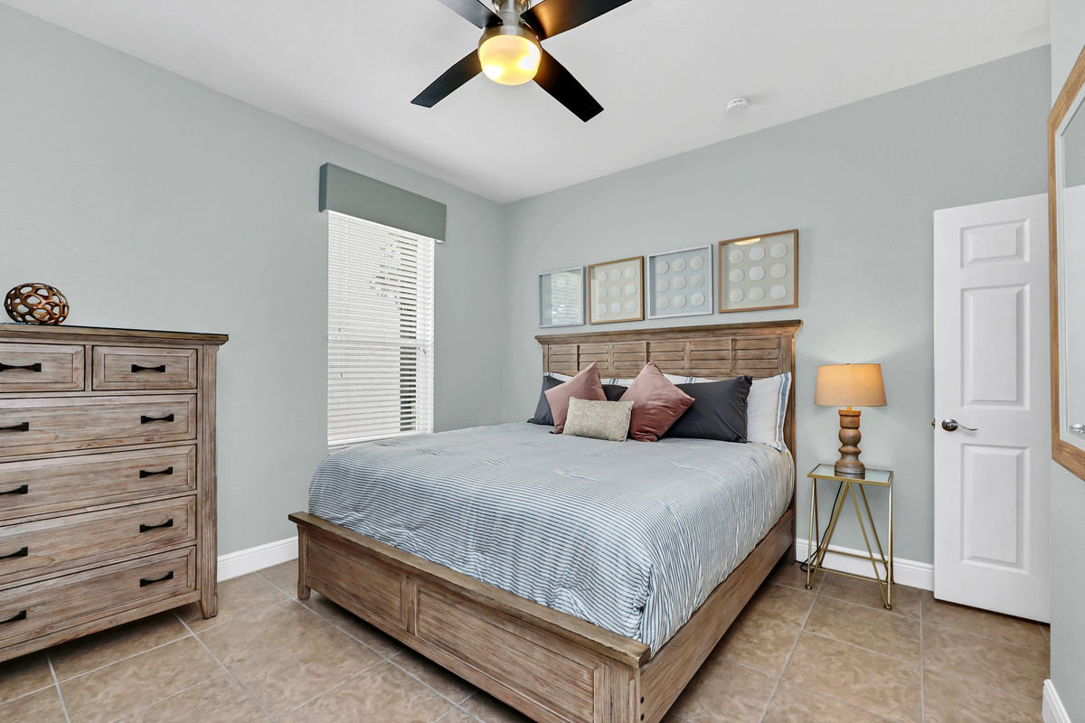 2nd Master Bedroom - 1st Floor - King Bed