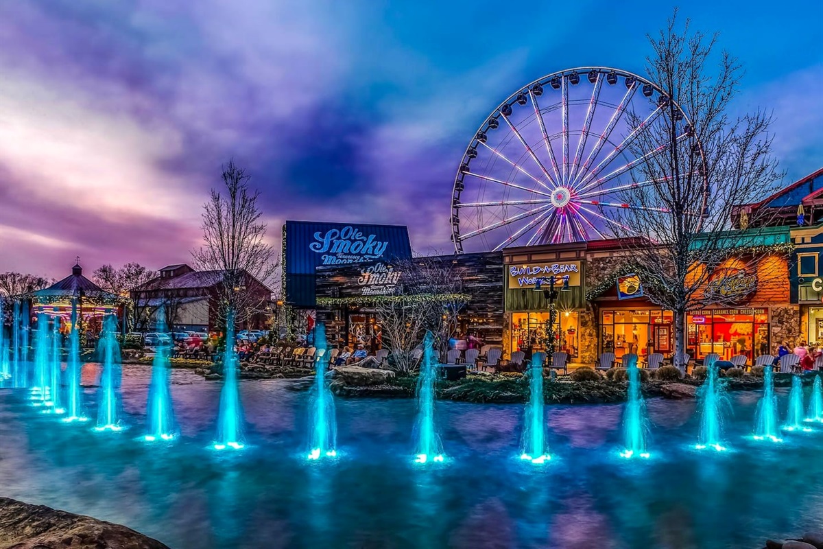 The Island of Pigeon Forge.