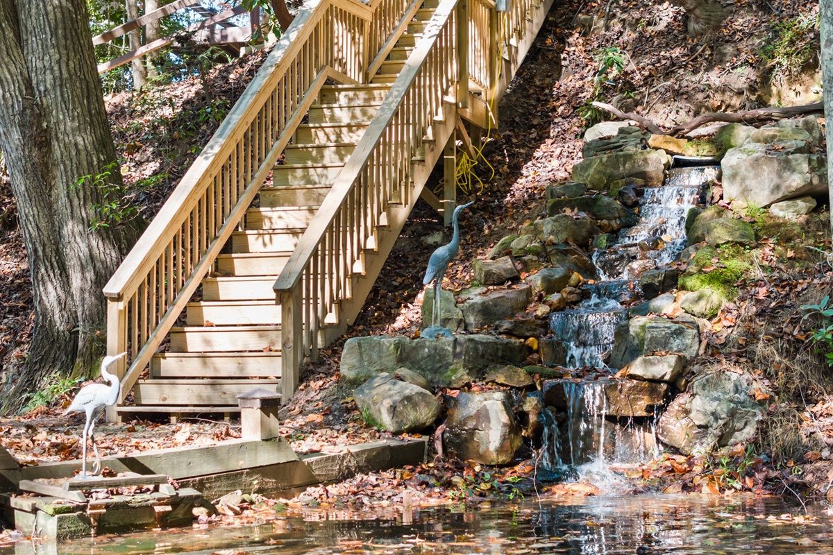 Waterfall at Pond