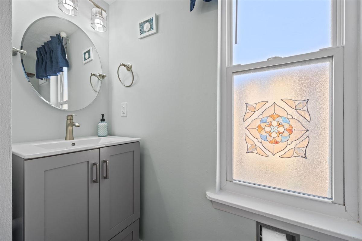 Fresh, light-filled space with updated finishes and a touch of coastal charm