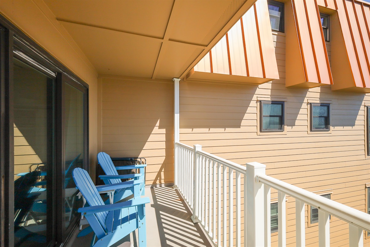 Furnishings perfect for taking in the ocean views