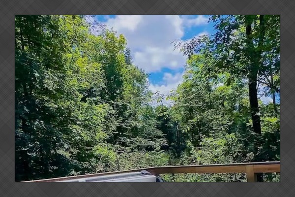 The treehouse deck offers a luxurious outdoor experience with a private, elevated hot tub. The hot tub is available 365 days 24/7. Additionally, you can enjoy a refreshing outdoor shower, May 15-October 15.