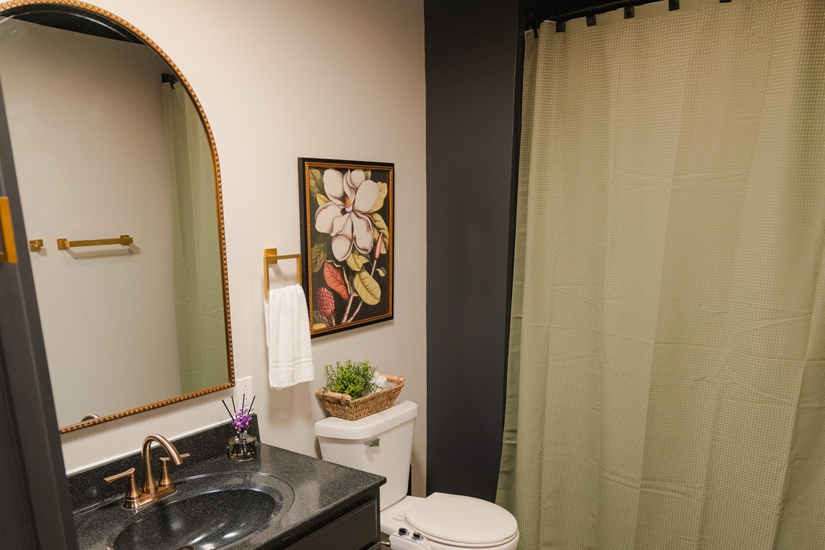 A well-equipped bathroom with the essentials guests need.