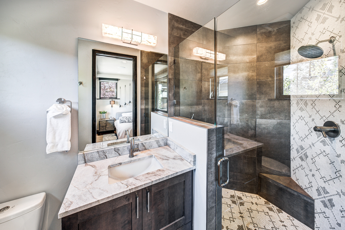 Bedroom #2 private w/ensuite bath and king bed.