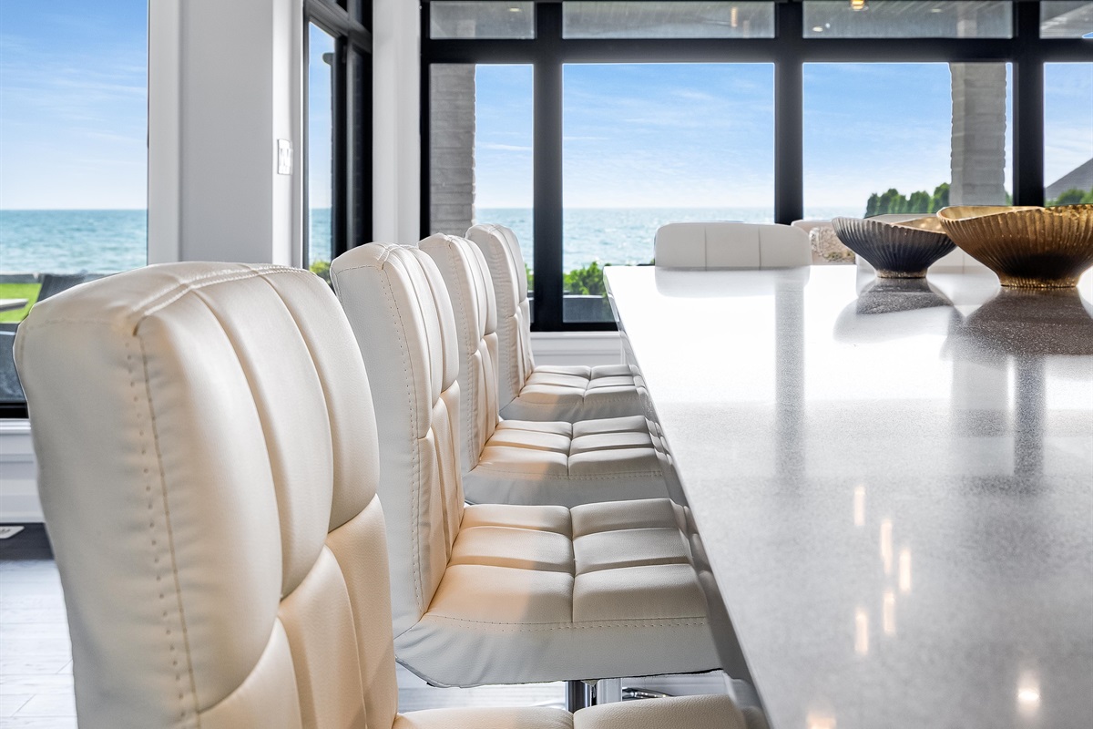 Sun-drenched dining space perfect for golden hour dinner parties