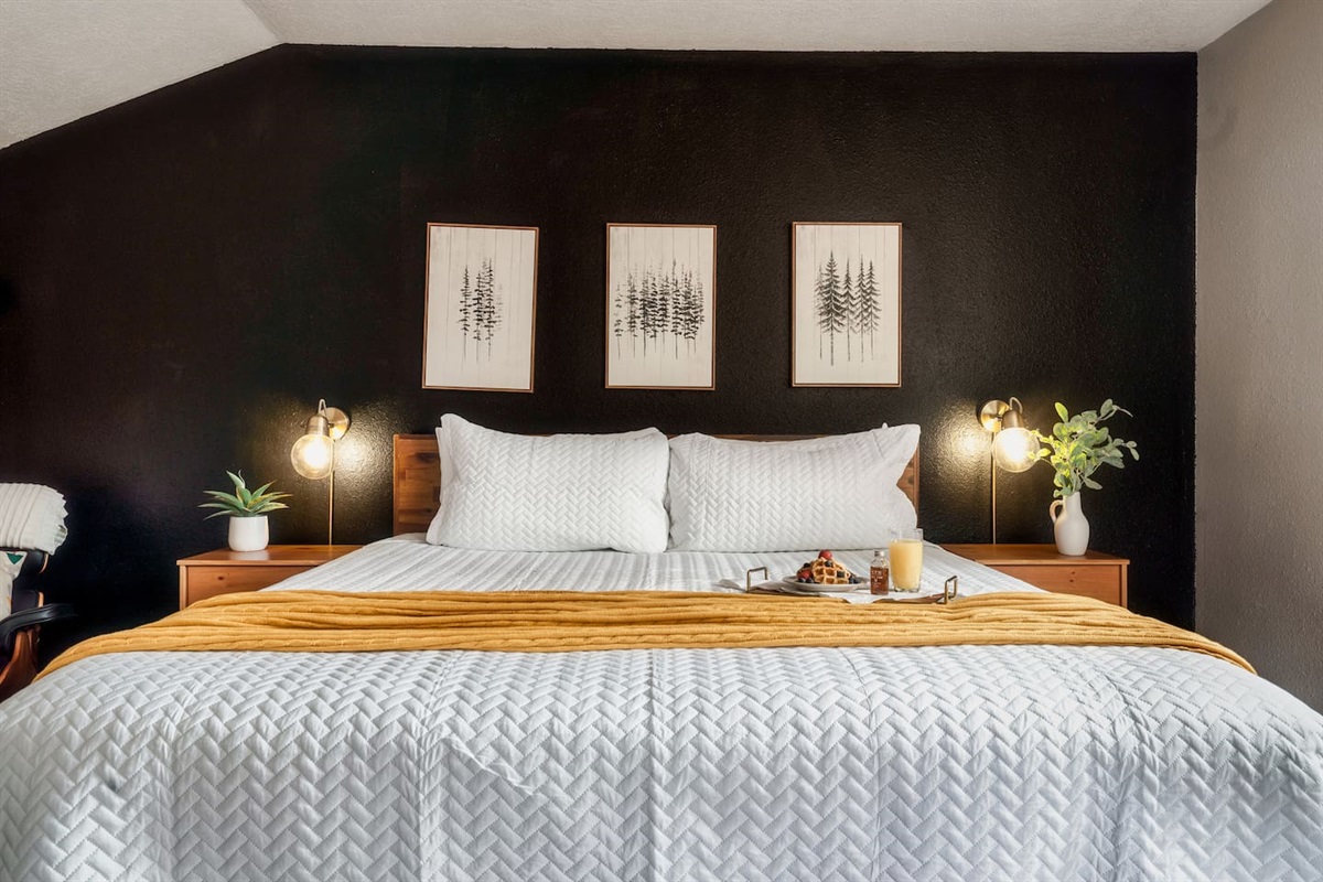 Romantic king bedroom