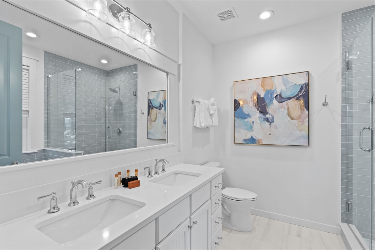 Double Vanity in Master