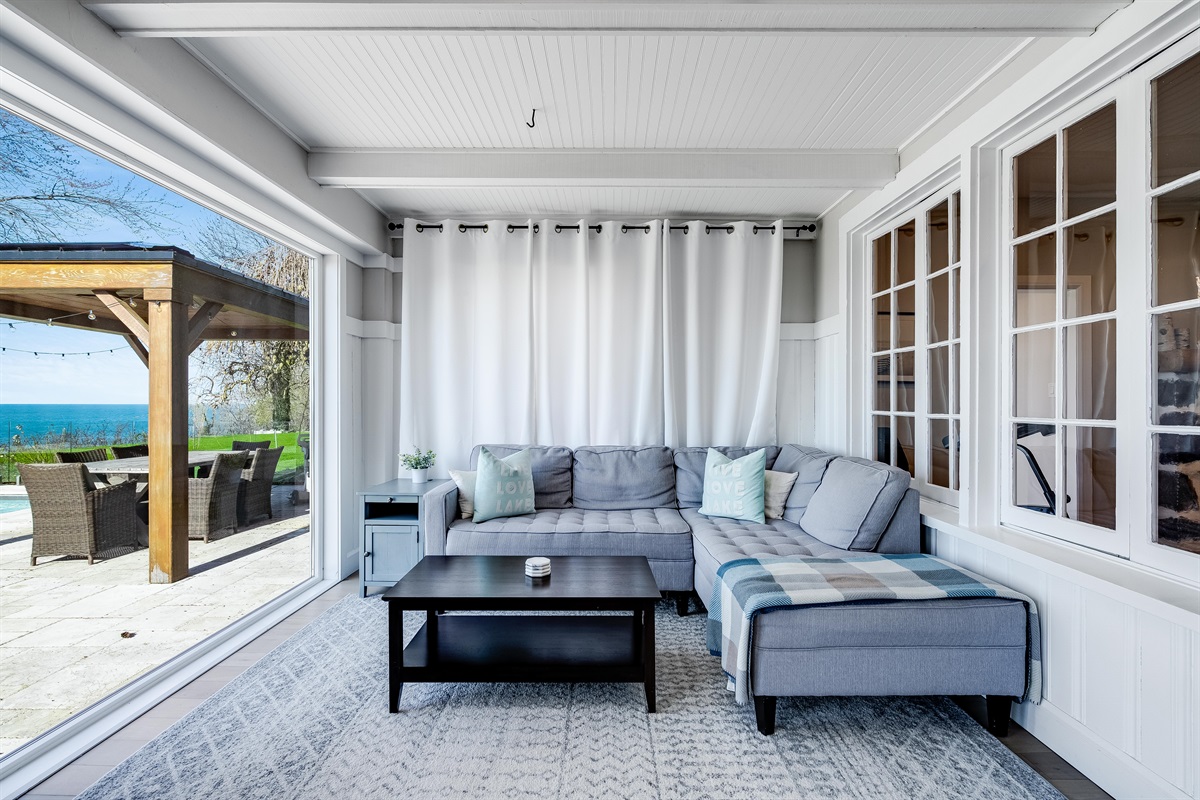 Sun Porch Seating Area