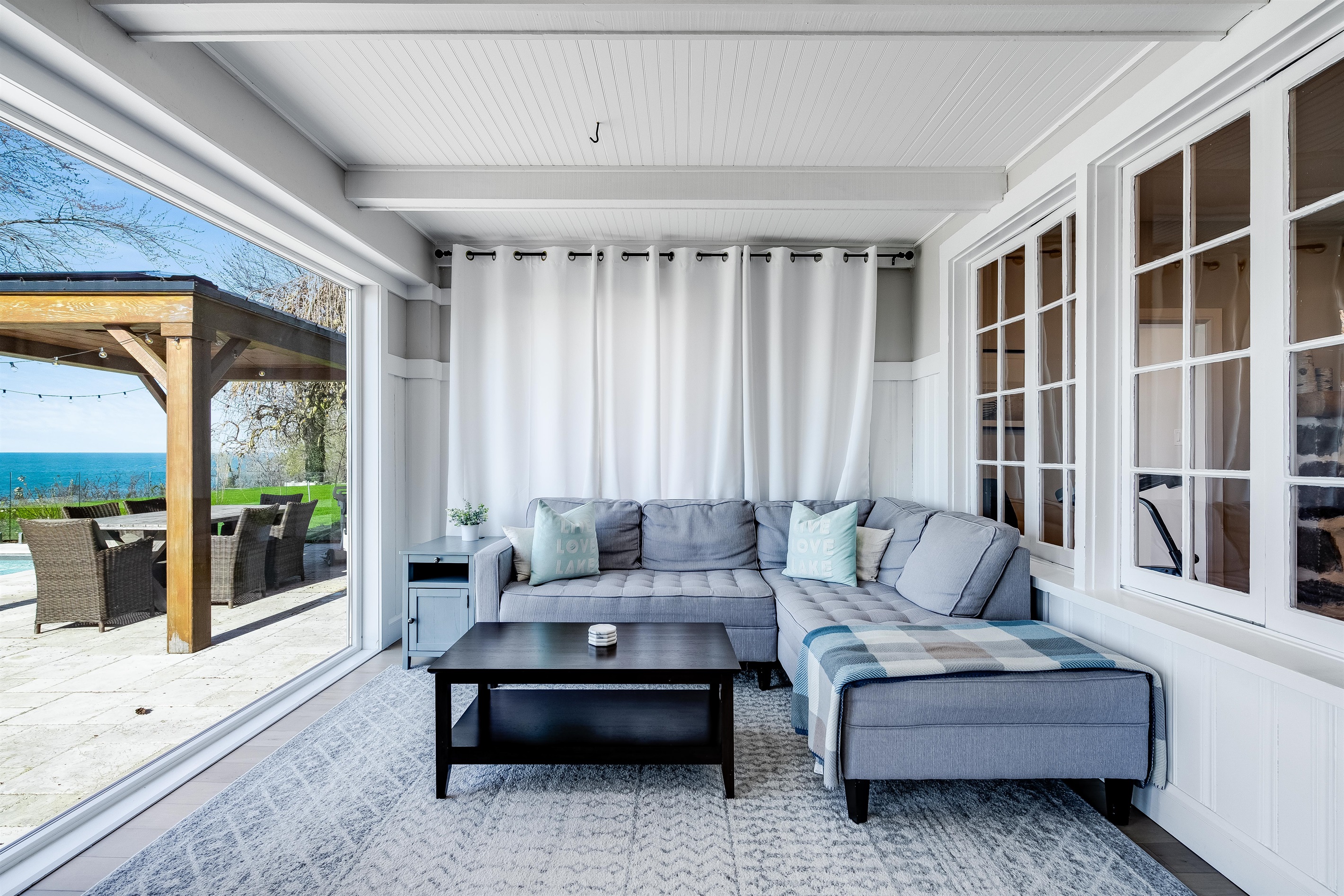 Sun Porch Seating Area