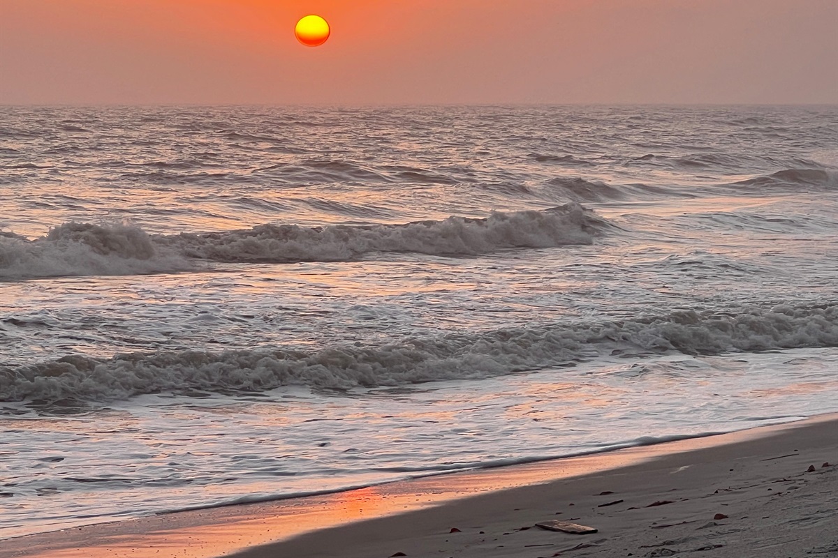 End your day with a stunning sunset view